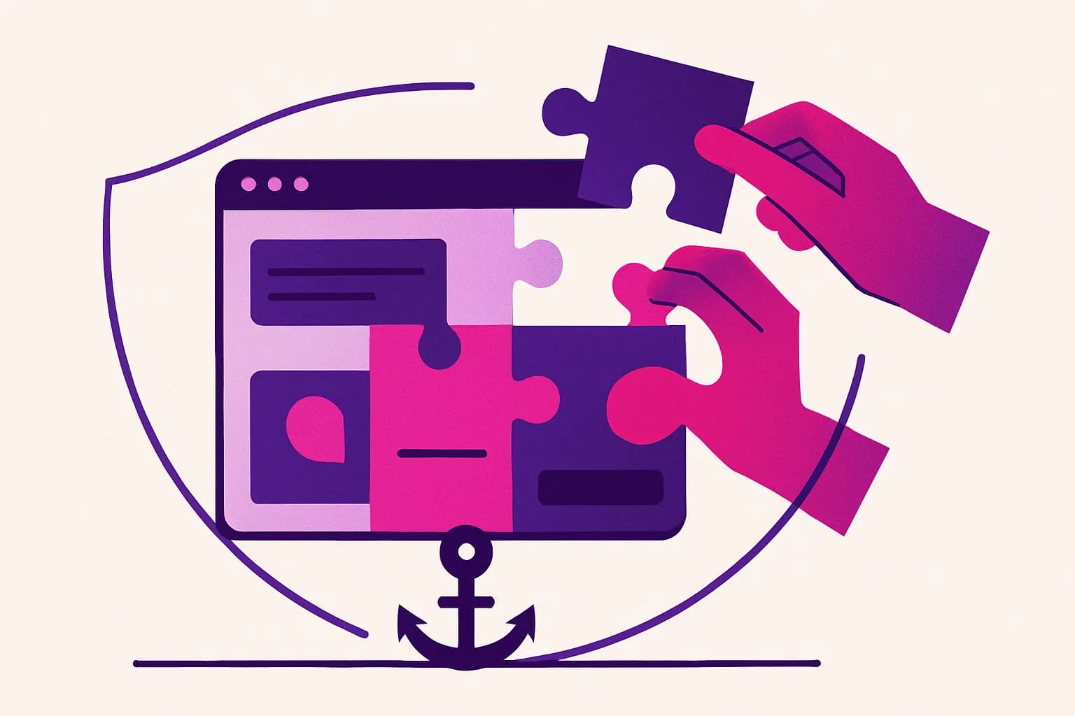 Website wordt herbouwd met beschermend schild dat SEO-waarde behoudt tijdens herontwerp